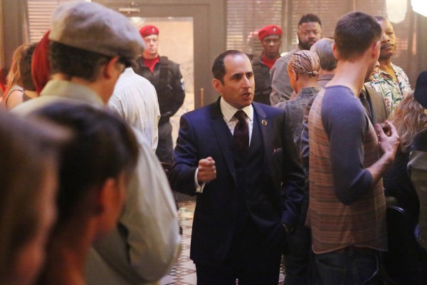 COLONY -- "98 Seconds" Episode 103 -- Pictured: Peter Jacobson as Proxy Alan Snyder -- (Photo by: Danny Feld/USA Network)