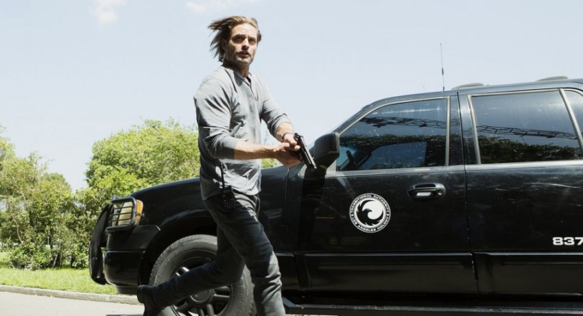 COLONY -- "Broussard" Episode 107 -- Pictured: Josh Holloway as Will Bowman -- (Photo by: Isabella Vosmikova/USA Network)