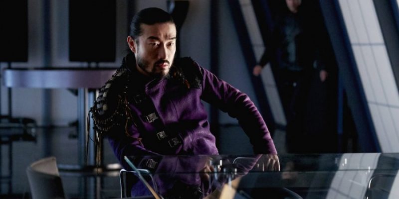 KILLJOYS -- "The Wolf You Feed" Episode 307 -- Pictured: Sean Baek as Fancy Lee -- (Photo by: Steve Wilkie/Killjoys III Productions Limited/Syfy)