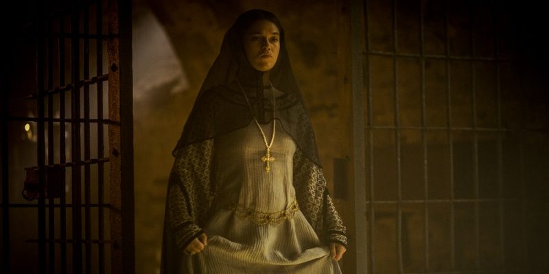 Princess Isabella (Sabrina Bartlett) from HISTORY's New Drama Series Knightfall. ‘The Pilgrimage of Change’ premieres Jan. 10 at 10PM ET/PT.    
Photo by Larry Horricks/HISTORY